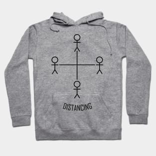 Social distancing t-shirt Hoodie